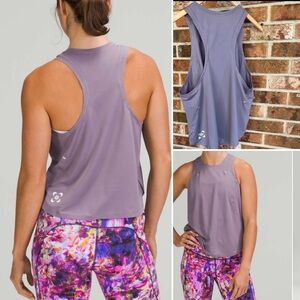 Lululemon ^ 2021 SeaWheeze Lightweight Run Kit Tank Top Dusky Lavender EUC 8